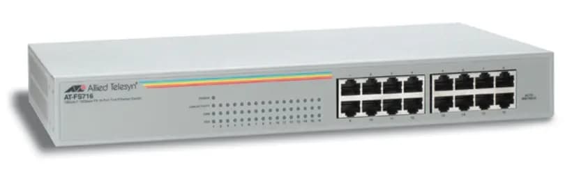 AT-FS716 - Allied Telesis FS700 Series 16 x Ports 100BTX Un FE Switch