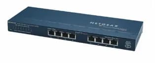 GS108NA - Netgear Prosafe GS108 8 x RJ-45 Ports 10/100/1000Base-T Layer 2 Unmanaged Gigabit Ethernet Network Switch