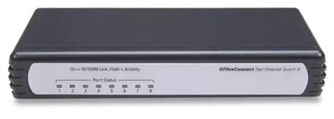 JD856A - HP 1405C-8 8-Port + -Port Layer 2 Switch