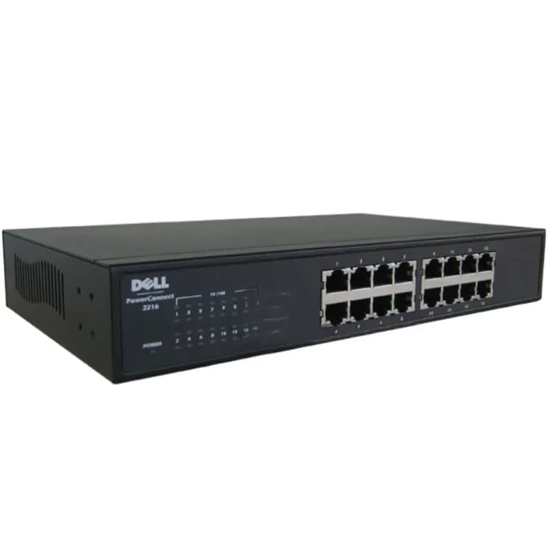 P4115 - Dell PowerConnect 2216 16 x Ports 100Base-T L2 Un 1U FE Switch