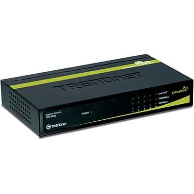 TEG-S50G - TRENDnet 5 x RJ-45 Ports 10/100/1000Base-T Layer 2 Unmanaged Rack-mountable Gigabit Ethernet Network Switch