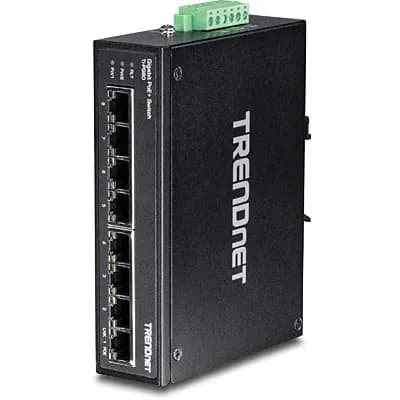 TI-PG80 - TRENDnet 8 x RJ-45 Ports PoE+ 10/100/1000Base-T Layer 2 Unmanaged Rack-mountable Gigabit Ethernet Network Switch