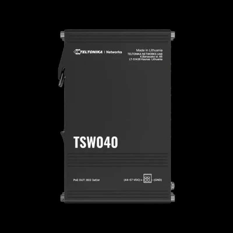 TSW040000000 - Teltonika TSW040 8x 10/100Mbps PoE+ 2Pin Socket Switch