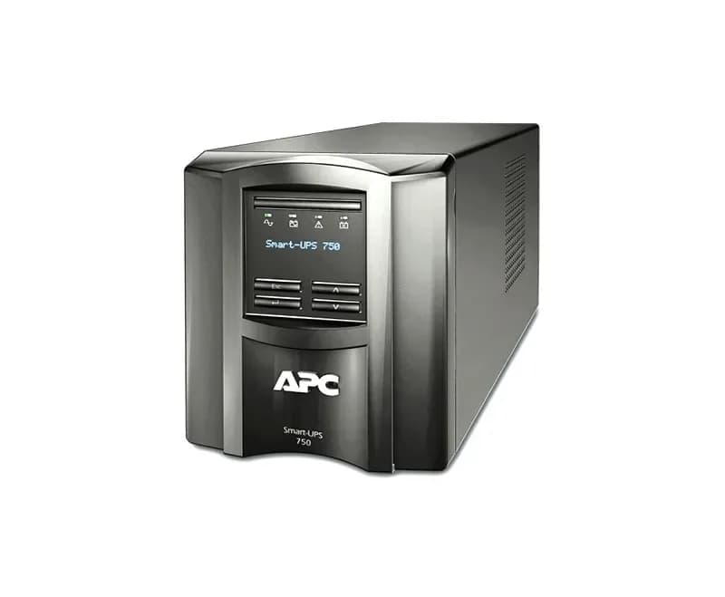 SMT750IC - APC Smart-UPS 750VA 500-Watts 230V 6 IEC C13 Outlets SmartConnect Port + SmartSlot, AVR, LCD Line Interactive Tower UPS