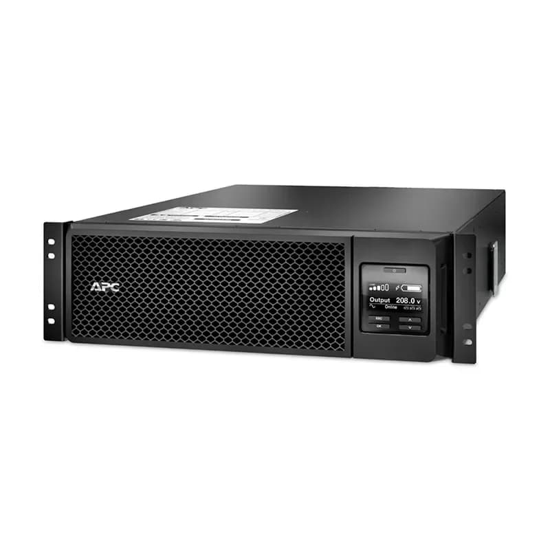 SRT5KRMXLT - APC Smart-UPS 4800-Watts 5400VA 208V 40-70Hz 2 NEMA L6-20R Outlets Network Card/SmartSlot 3U Rackmount UPS