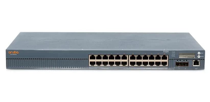 JW682A - HP 7024 24-Ports PoE+ RJ-45 2-Ports SFP+ Mobility Controller
