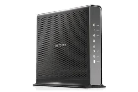 C7100V-100NAS - Netgear Nighthawk C7100V 4 x Ports 1000Base-T LAN 2 x Ports RJ-11 1.9Gb/s IEEE 802.11a/n/ac 5GHz WiFi Cable Modem Router