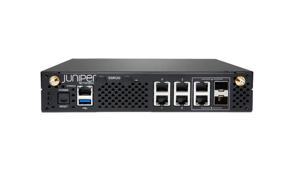 SSR1200 - Juniper SSR120 4-Ports RJ-45 + 2-Ports Combo Router
