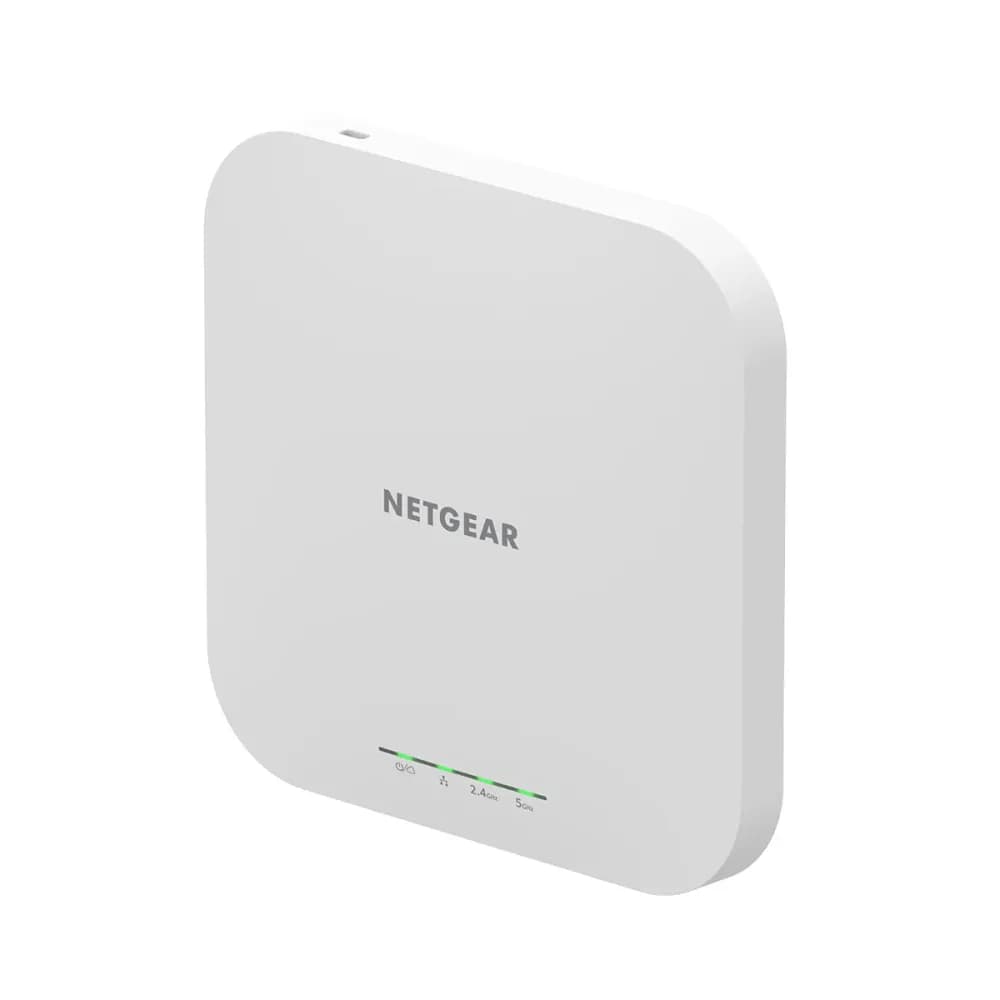WAX610-100EUS - Netgear WAX610 Dual-Band Wi-Fi 6 IEEE 802.11ax 5GHz 1.8Gbps 1 x RJ-45 Ports PoE 2.5GBase-T Internal Antennas Wireless Access Point