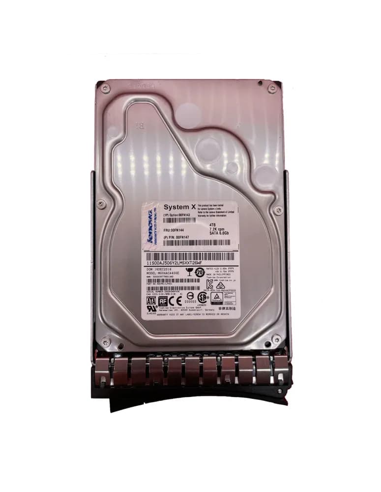 00FN144 - Lenovo 4TB 7200RPM SATA 6Gb/s 3.5-in Hard Drive