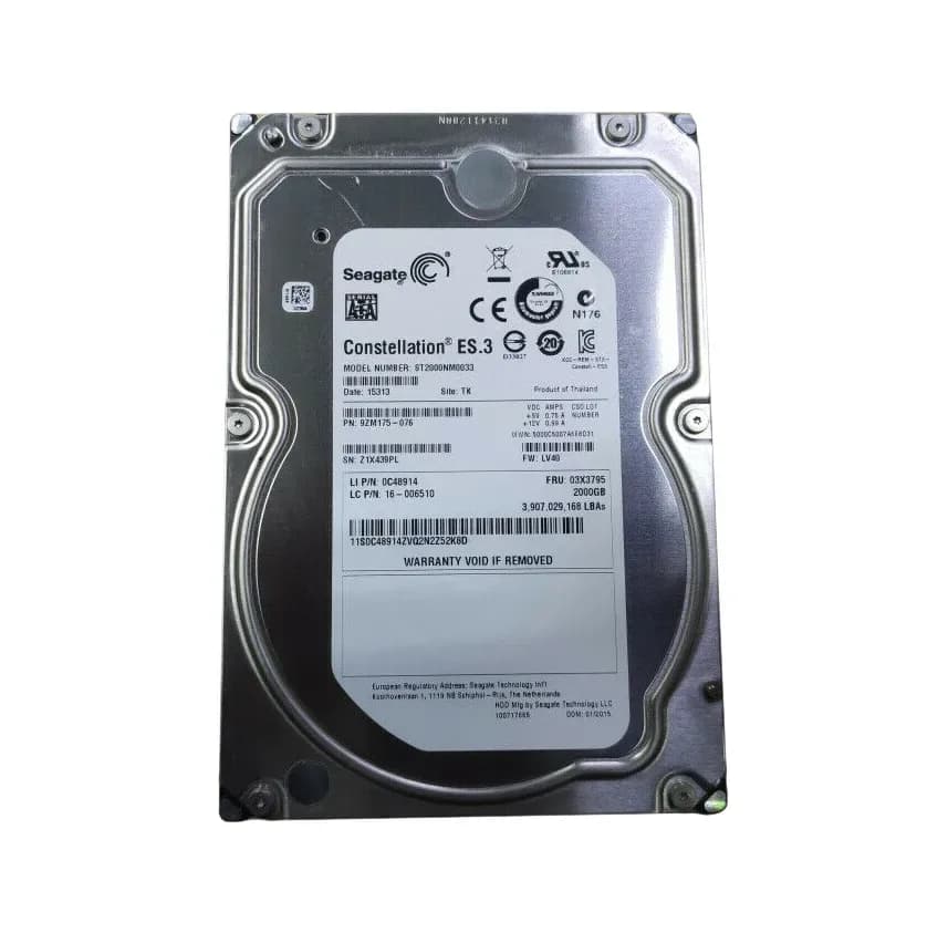 03X3795 - Lenovo 2TB 7200RPM SATA 6Gb/s 3.5-in Hard Drive