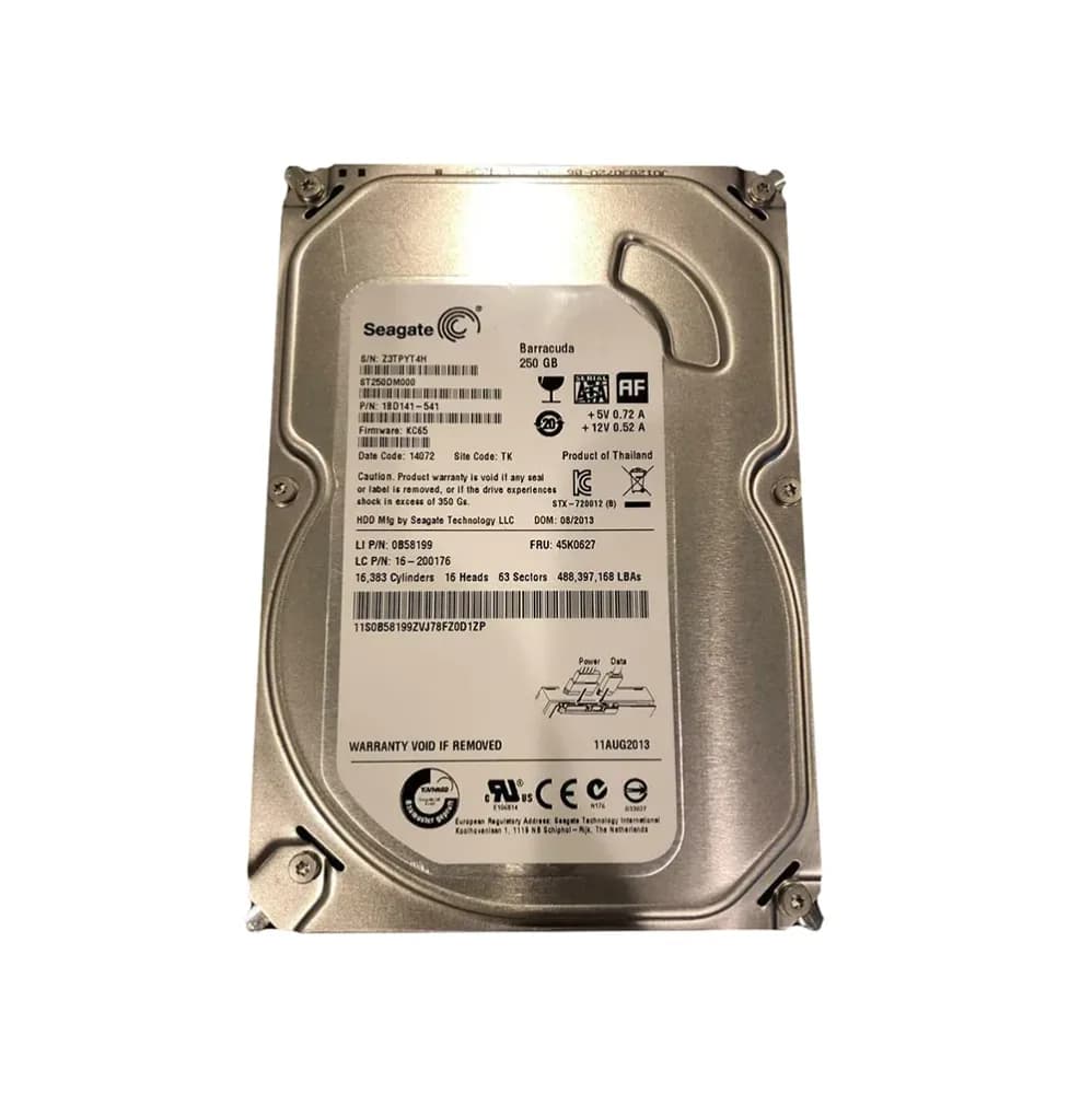 1BD141-541 - Seagate 250GB 7200RPM SATA 6Gb/s 3.5-in Hard Drive