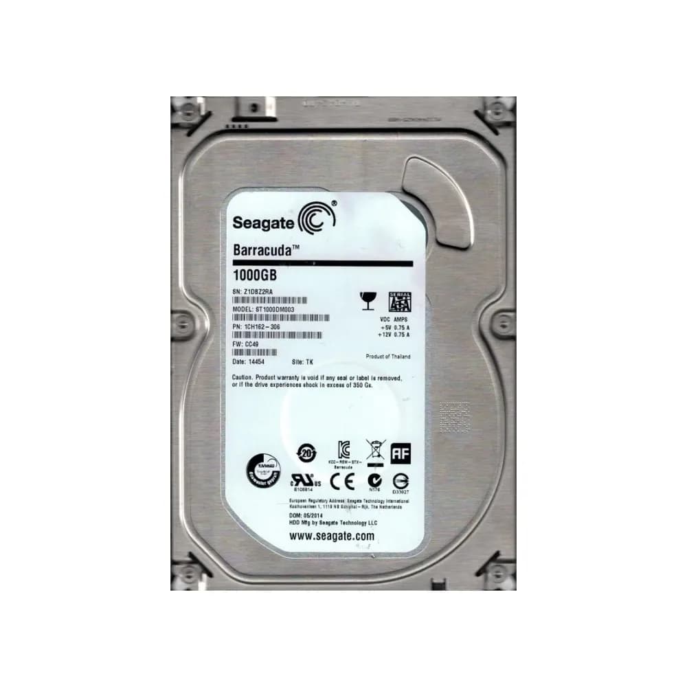 1CH162-306 - Seagate 1TB 7200RPM SATA 6Gb/s 3.5-in Hard Drive