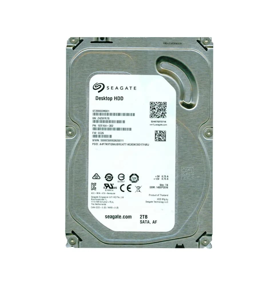 1ER164-302 - Seagate 2TB 7200RPM SATA 6Gb/s 3.5-in Hard Drive