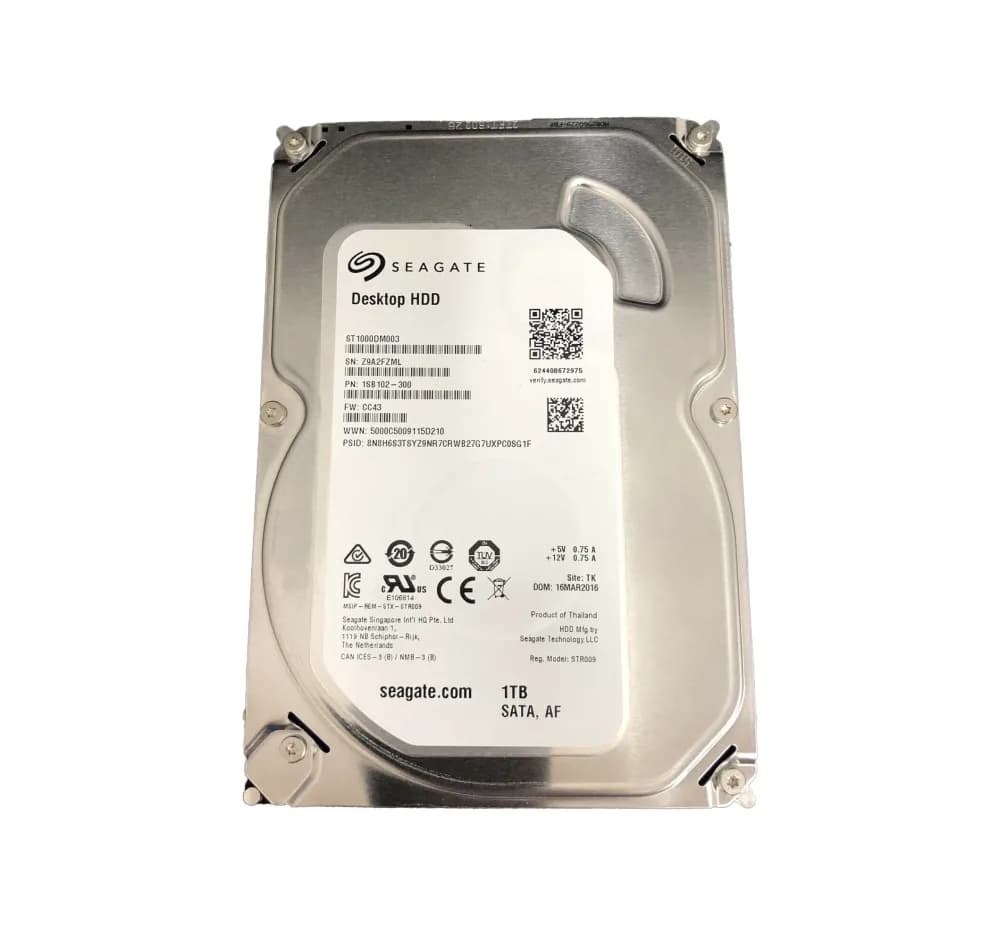 1SB102-300 - Seagate 1TB 7200RPM SATA 6Gb/s 3.5-in Hard Drive