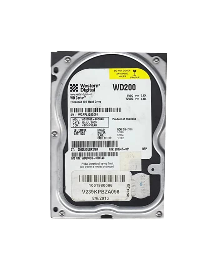 281747-001 - Compaq 20GB 7.2K Ultra IDE/ATA-100 2MB Cache 3.5" HDD