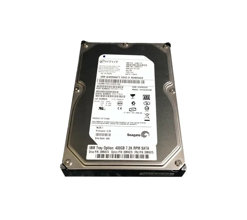 39M0178 - IBM 400GB 7200RPM SATA 1.5Gb/s 3.5-in Hard Drive