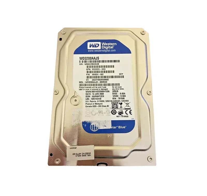 497731-001 - HP 320GB 7200RPM SATA 3Gb/s 3.5-in Hard Drive