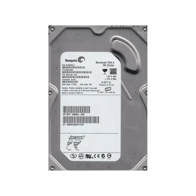 9BD132-021 - Seagate 160GB 7200RPM SATA 3Gb/s 3.5-in Hard Drive