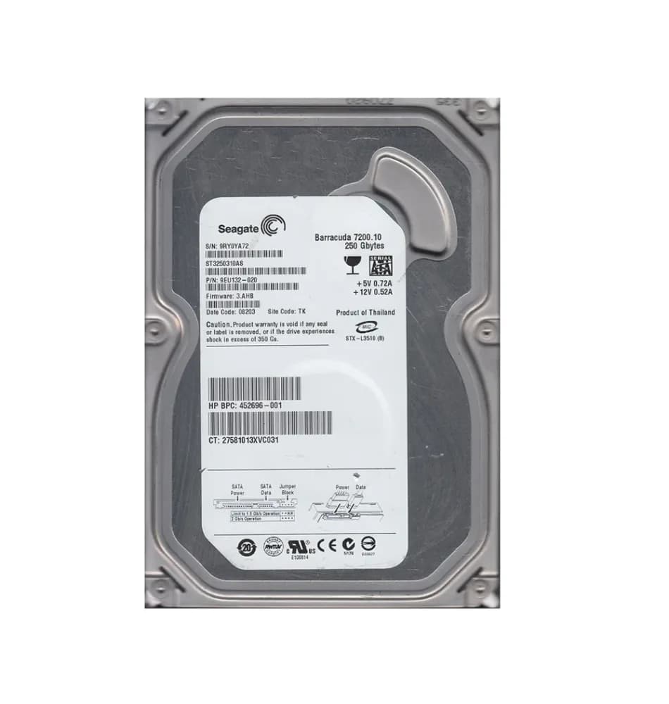 9EU132-020 - Seagate 250GB 7200RPM SATA 3Gb/s 3.5-in Hard Drive