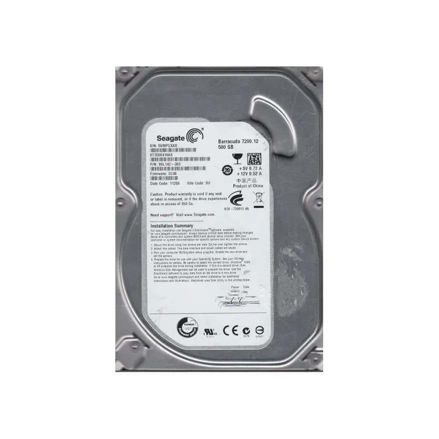 9SL142-303 - Seagate 500GB 7200RPM SATA 3Gb/s 3.5-in Hard Drive