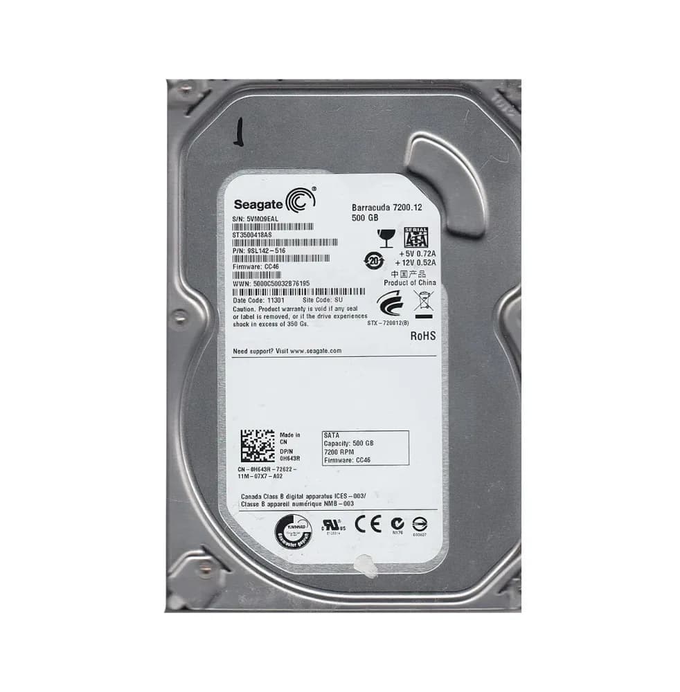 9SL142-516 - Seagate 500GB 7200RPM SATA 3Gb/s 3.5-in Hard Drive
