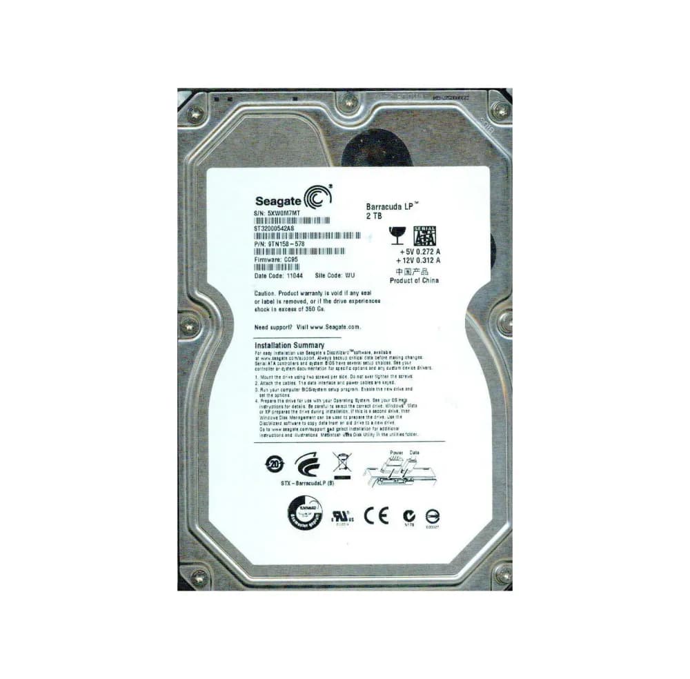 9TN158-578 - Seagate 2TB 5900RPM SATA 3Gb/s 3.5-in Hard Drive