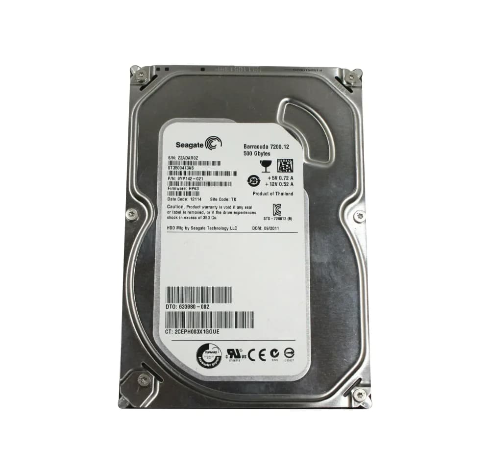 9YP142-021 - Seagate 500GB 7200RPM SATA 6Gb/s 3.5-in Hard Drive