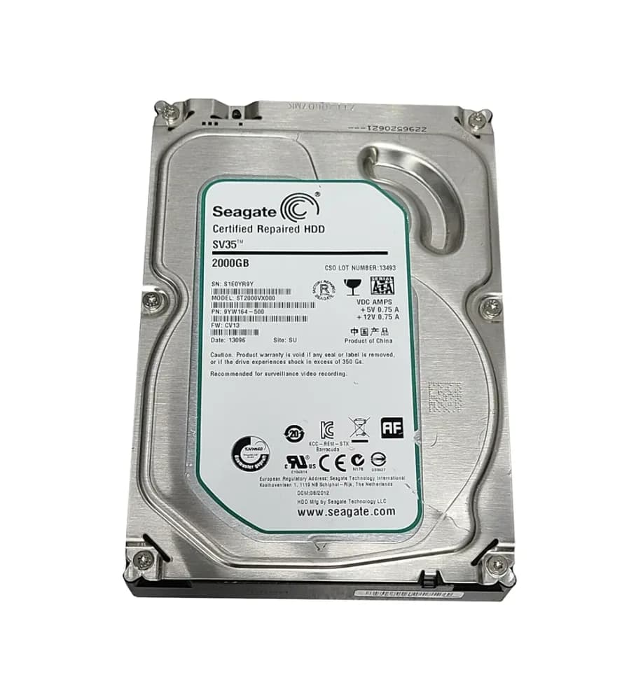 9YW164-500 - Seagate 2TB 7200RPM SATA 6Gb/s 3.5-in Hard Drive