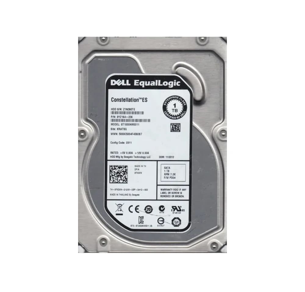 9YZ164-236 - Seagate 1TB 7200RPM SATA 6Gb/s 3.5-in Hard Drive
