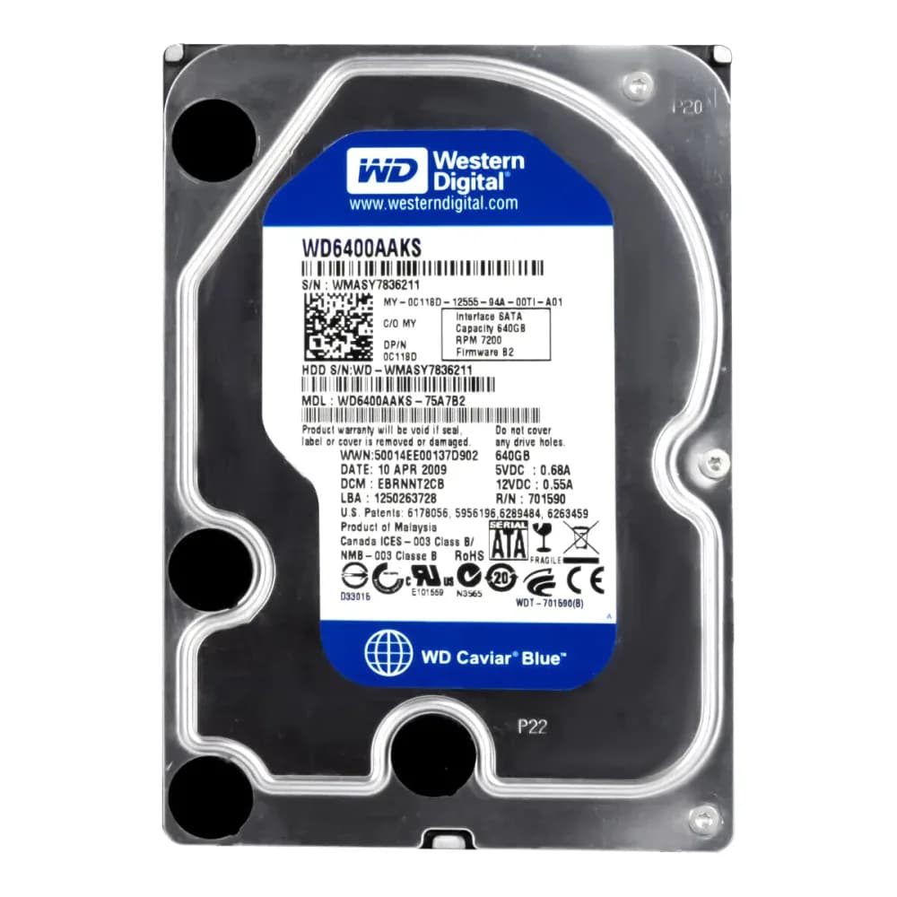 C118D - Dell 640GB 7200RPM SATA 3Gb/s 3.5-in Hard Drive