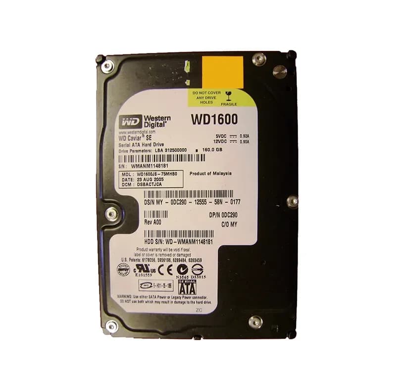 DC290 - Dell 160GB 7200RPM SATA 3Gb/s 3.5-in Hard Drive