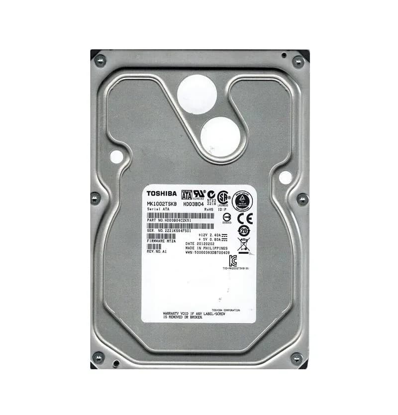 HDD3B04 - Toshiba 1TB 7200RPM SATA 3Gb/s 3.5-in Hard Drive