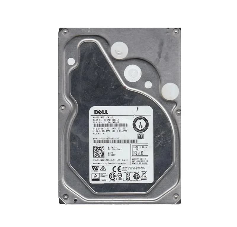 HDEPQ03D0A51 - Toshiba 1TB 7200RPM SATA 6Gb/s 3.5-in Hard Drive