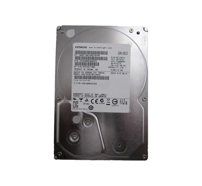 HDS721010CLA632 - HGST 1TB 7200RPM SATA 6Gb/s 3.5-in Hard Drive