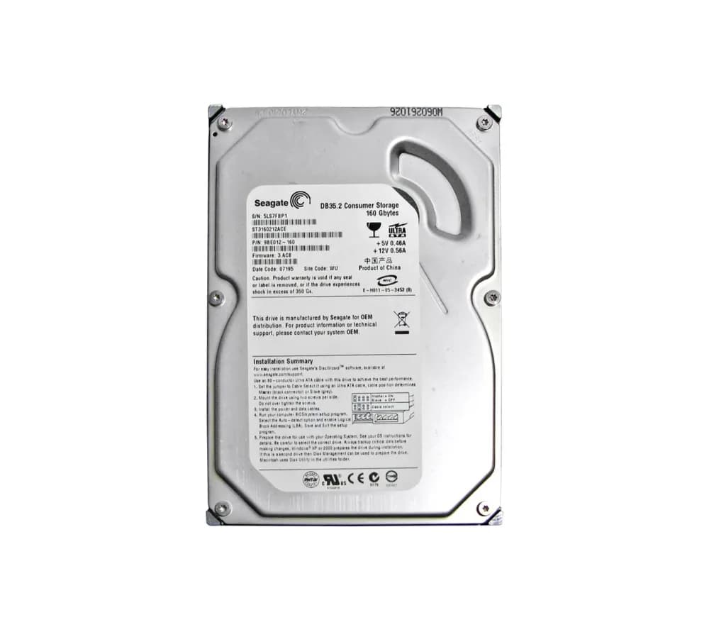 ST3160212ACE - Seagate 160GB 7200RPM ATA/100 3.5-inch Hard Drive