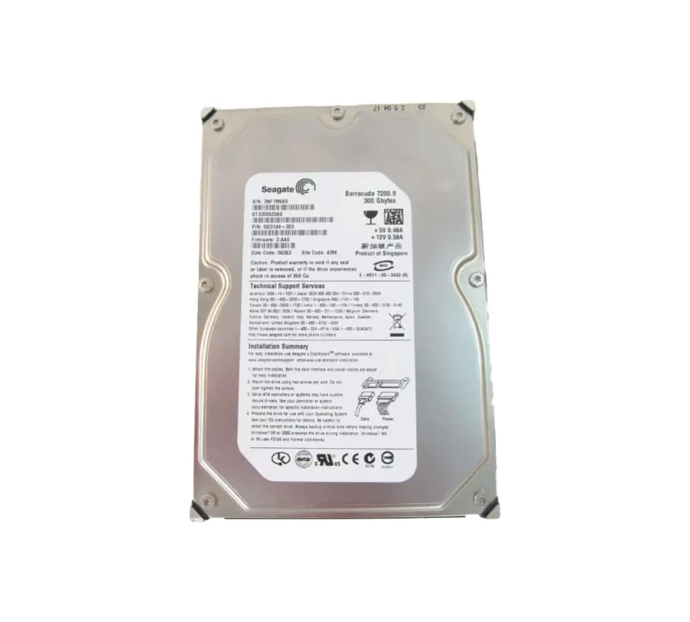 ST3300622AS - Seagate 300GB 7200RPM SATA 3Gb/s 3.5-in Hard Drive
