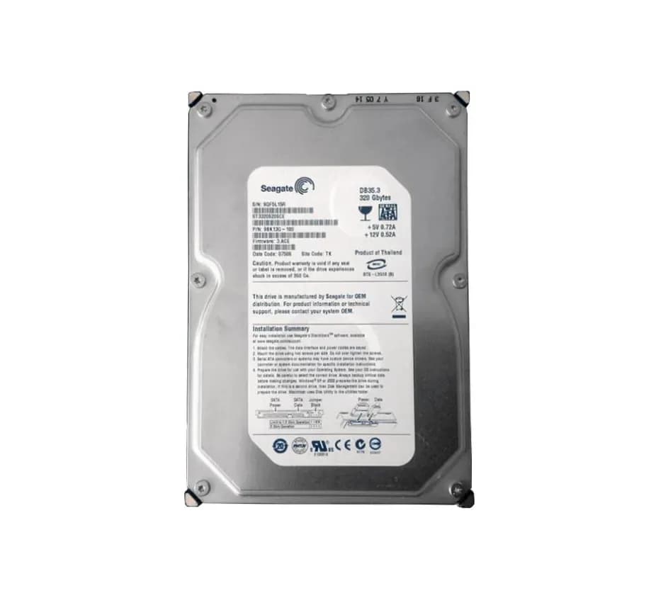 ST3320820SCE - Seagate 320GB 7200RPM SATA 3Gb/s 3.5-in Hard Drive