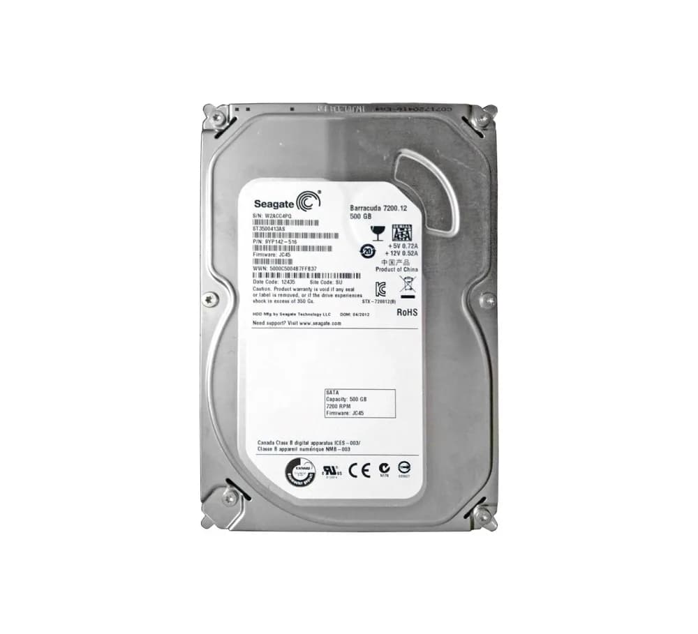 ST3500413AS - Seagate 500GB 7200RPM SATA 6Gb/s 3.5-in Hard Drive