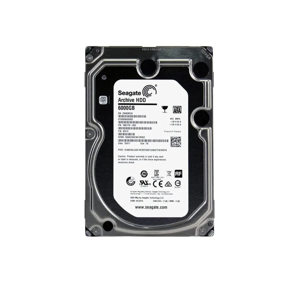 ST6000AS0002 - Seagate 6TB 5900RPM SATA 6Gb/s 3.5-in Hard Drive