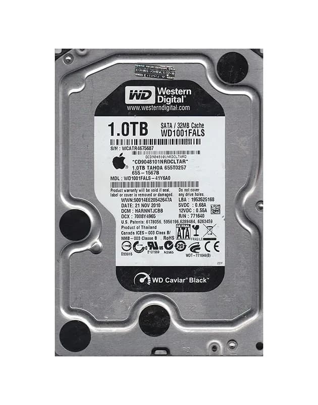 WD1001FALS-41Y6A0 - Western Digital 1TB 7200RPM SATA 3Gb/s 3.5-in HDD