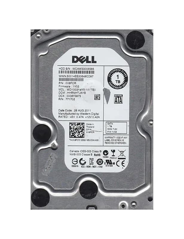 WD1003FBYX-18Y7B0 - Western Digital 1TB 7200RPM SATA 3Gb/s 3.5-in HDD