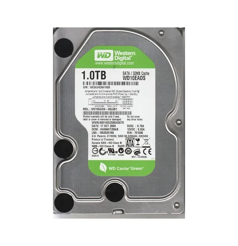 WD10EADS - Western Digital 1TB 5400RPM SATA 3Gb/s 3.5-in Hard Drive