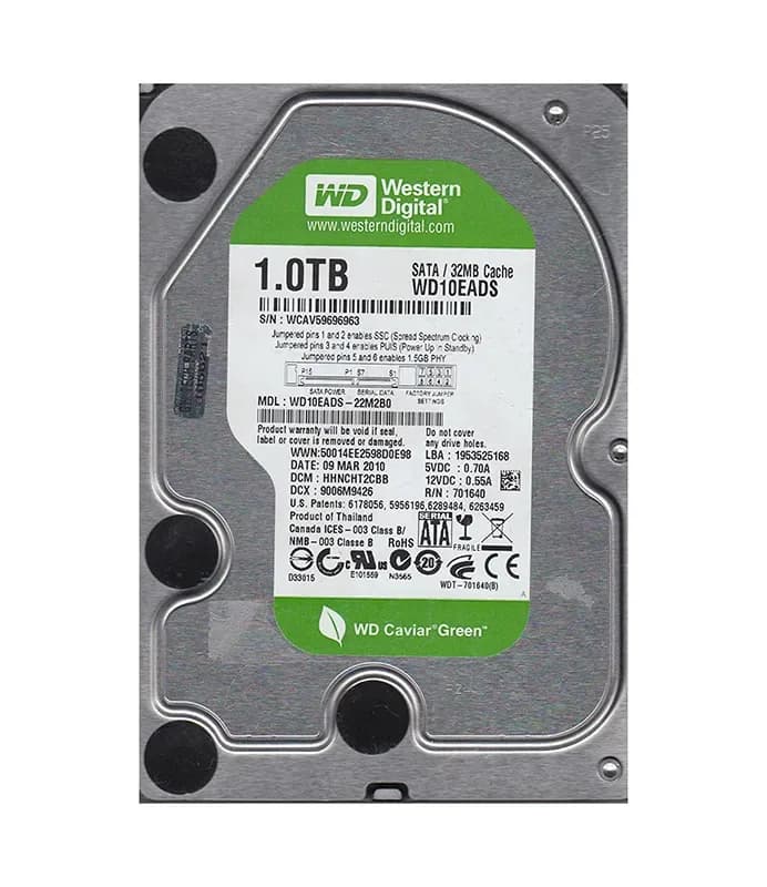 WD10EADS-22M2B0 - Western Digital 1TB 5400RPM SATA 3Gb/s 3.5-in HDD
