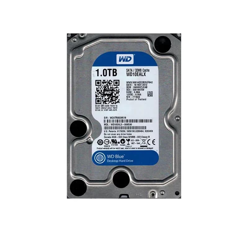 WD10EALX - Western Digital 1TB 7200RPM SATA 6Gb/s 3.5-in Hard Drive