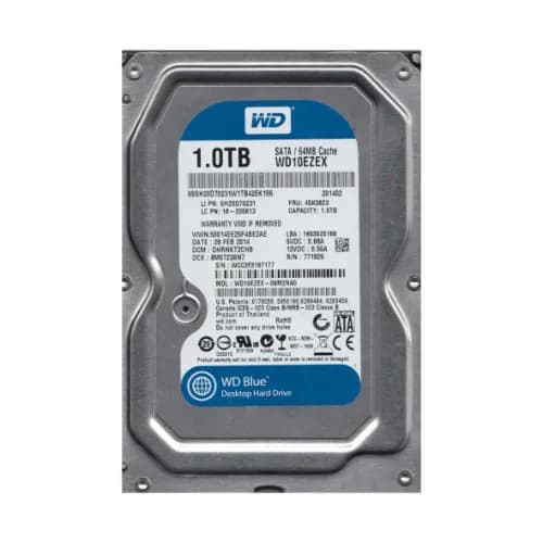 WD10EZEX-08M2NA0 - Western Digital 1TB 7200RPM SATA 6Gb/s 3.5-in HDD