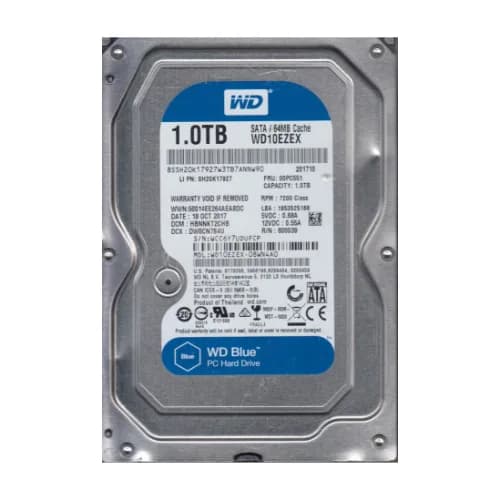 WD10EZEX-08WN4A0 - Western Digital 1TB 7200RPM SATA 6Gb/s 3.5-in HDD