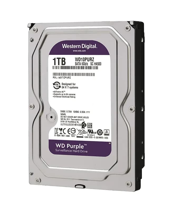 WD10PURZ - Western Digital 1TB SATA 6Gb/s 5400RPM 3.5-in Hard Drive