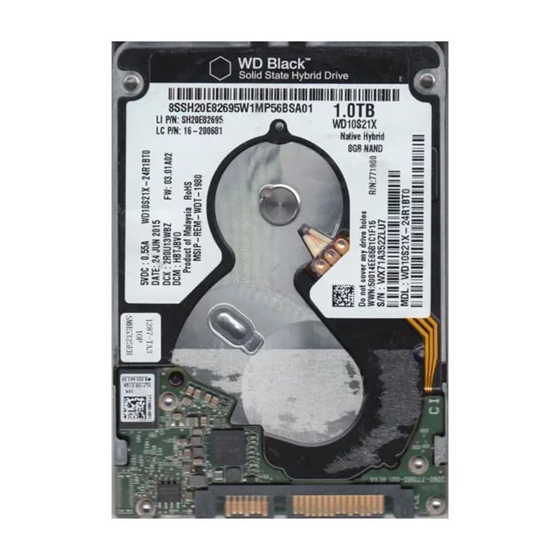WD10S21X - Western Digital 1TB 5400RPM SATA 6Gb/s 2.5-in Hard Drive