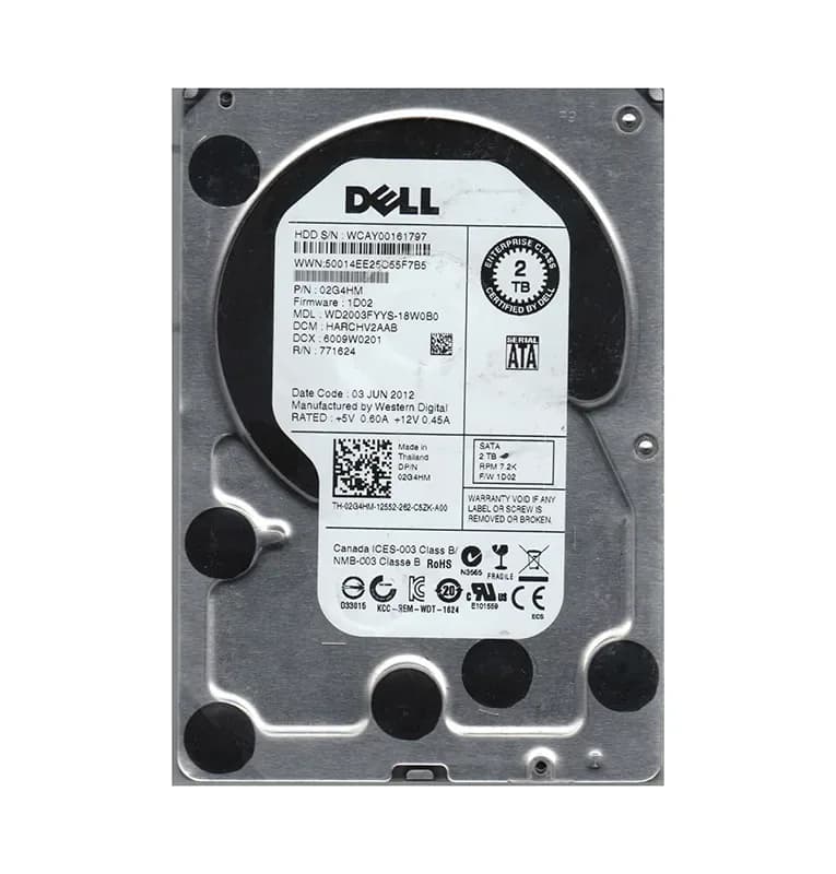 WD2003FYYS-18W0B0 - WD 2TB 7200RPM SATA 3Gb/s 3.5-in HDD